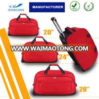 Custom trolley travel bags with wheels 3pcs travel luggage sets